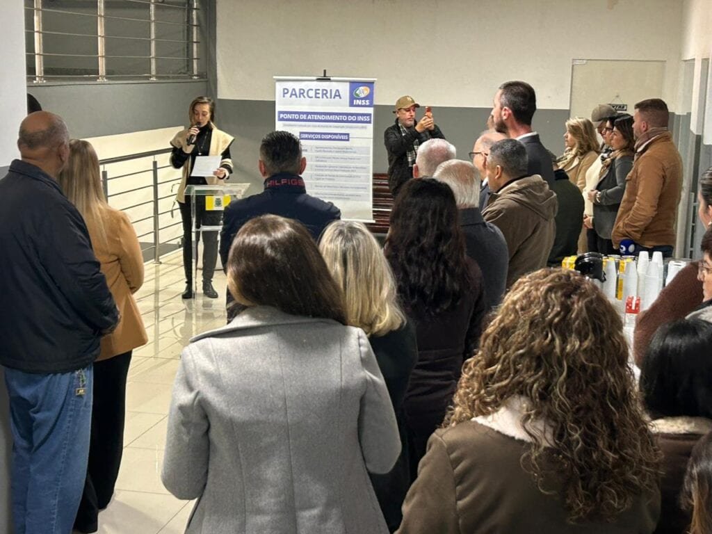 Gaspar inaugura posto de atendimento do INSS e da Receita Federal