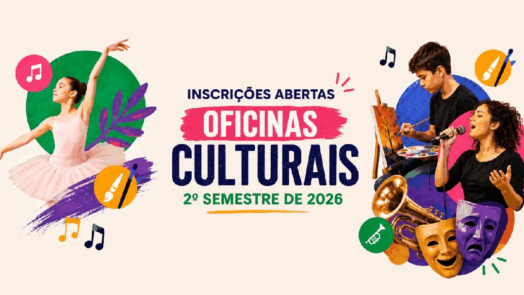Prefeitura de São Miguel do Oeste abre inscrições para novas oficinas culturais do segundo semestre de 2026