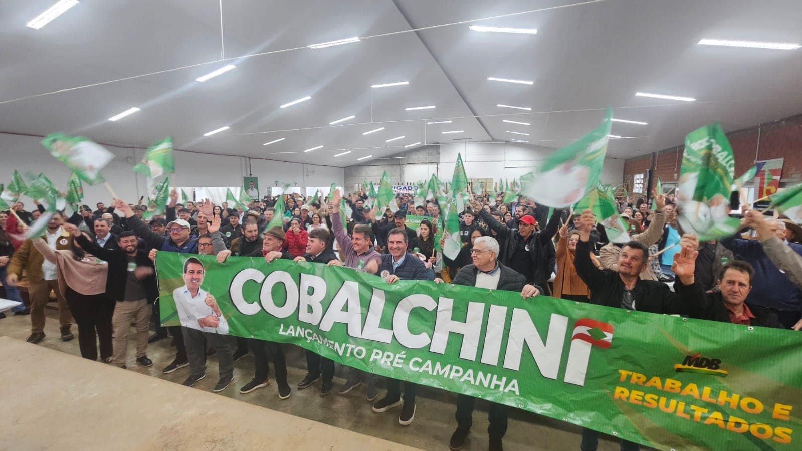 Cobalchini lança pré-campanha à reeleição com ato no Oeste catarinense