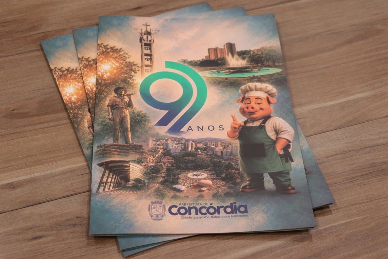 Concórdia divulga programação comemorativa pelos 92 anos com eventos ao longo de julho