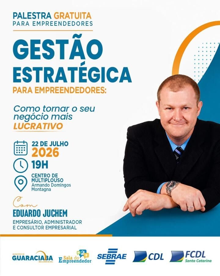 CDL e munícipio promovem palestra para empreendedores em Guaraciaba