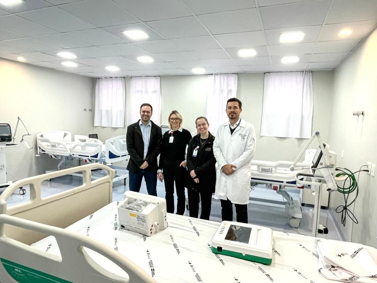 Concluídas obras de ampliação para cinco novos leitos de UTI no Hospital Regional