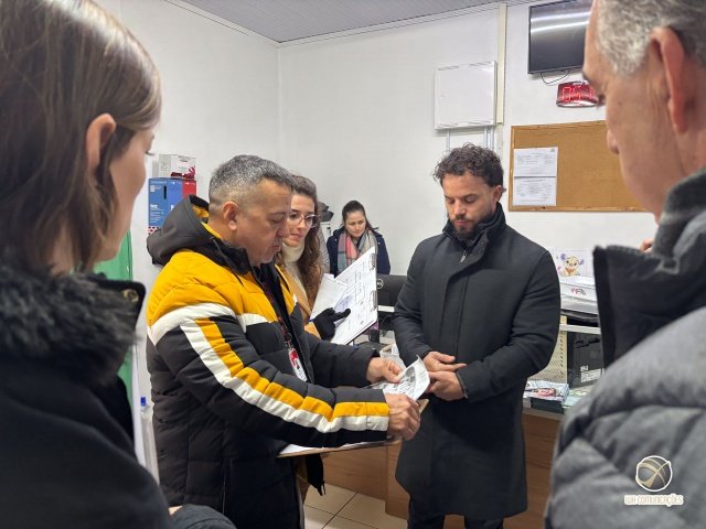 Equipe do Hemosc avalia instalação de posto de coleta e distribuição de sangue em São Miguel do Oeste