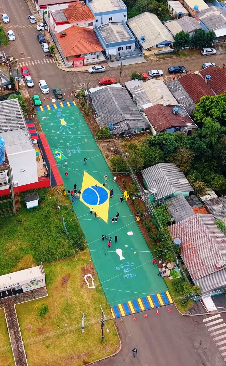 Iniciativa reúne moradores para assistir jogos da Seleção Brasileira em Maravilha