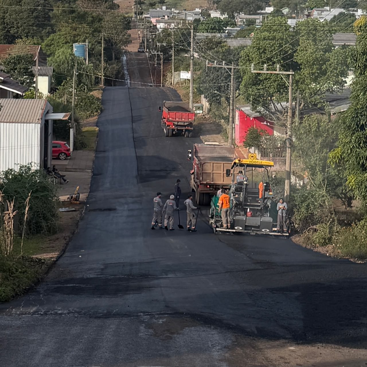 Bairro Andreatta recebe investimento de R$ 750 mil em pavimentação