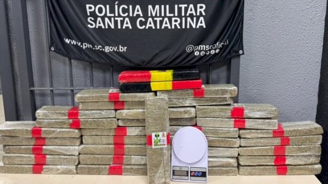 Polícia Militar apreende mais de uma tonelada de maconha em operações realizadas em SC