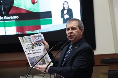 Deputado Mauricio Eskudlark comemora números da Segurança Pública de Santa Catarina