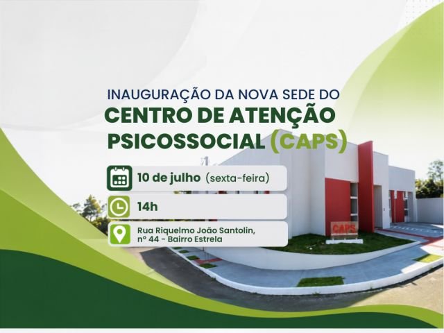 São Miguel do Oeste inaugura nova sede do CAPS com investimento superior a R$ 1,5 milhão