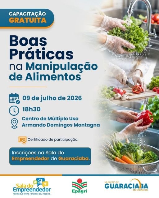 Curso sobre Boas Práticas na Manipulação de Alimentos ocorre em Guaraciaba