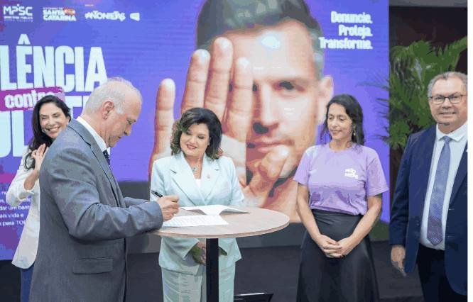 São Miguel do Oeste e Palmitos recebem lançamento regional da campanha “Aqui Não”, da FACISC