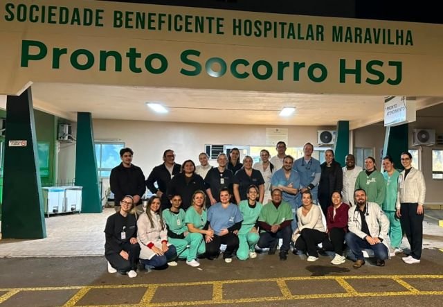 VÍDEO: Hospital São José de Maravilha atende dezenas de vítimas de acidente com ônibus de turismo no Oeste de SC