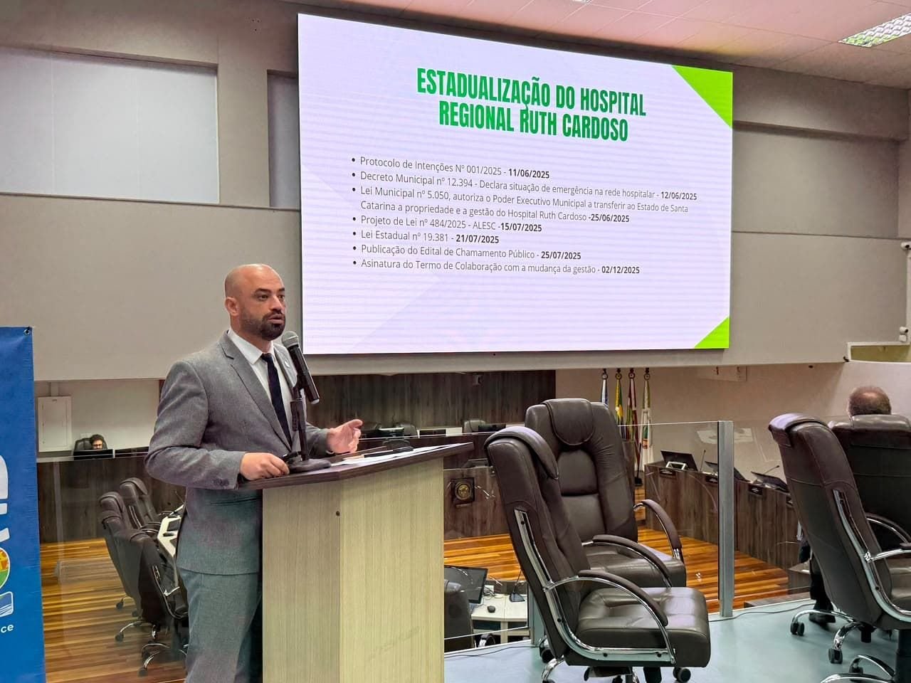 Audiência pública apresenta relatório final da estadualização do Hospital Ruth Cardoso em Balneário Camboriú