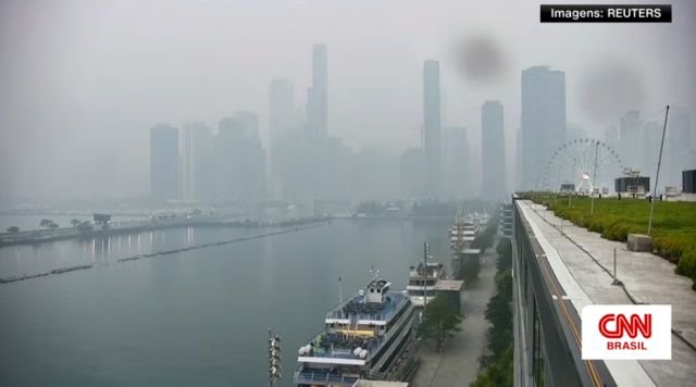 Fumaça de incêndios no Canadá atinge EUA e preocupa às vésperas da final da Copa do Mundo
