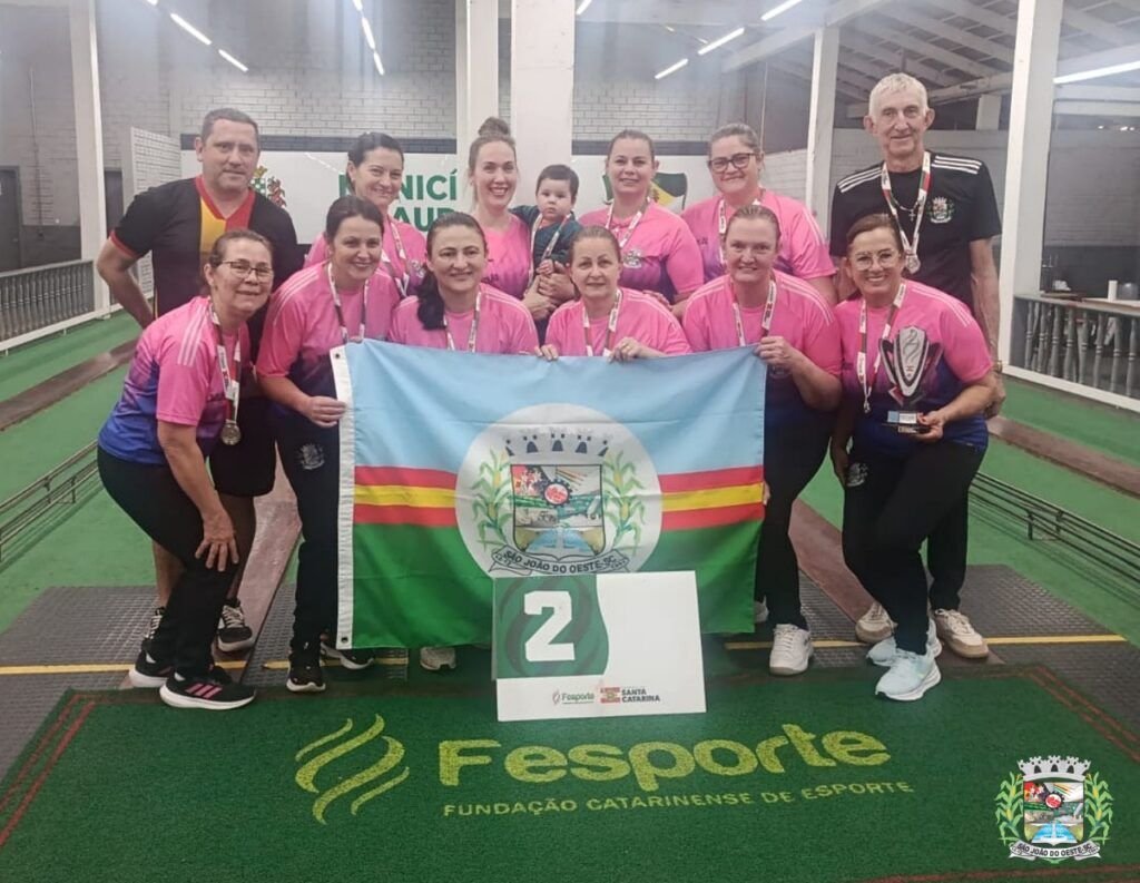 Bolão feminino de São João do Oeste conquista vice-campeonato e garante vaga para a fase regional do JASC