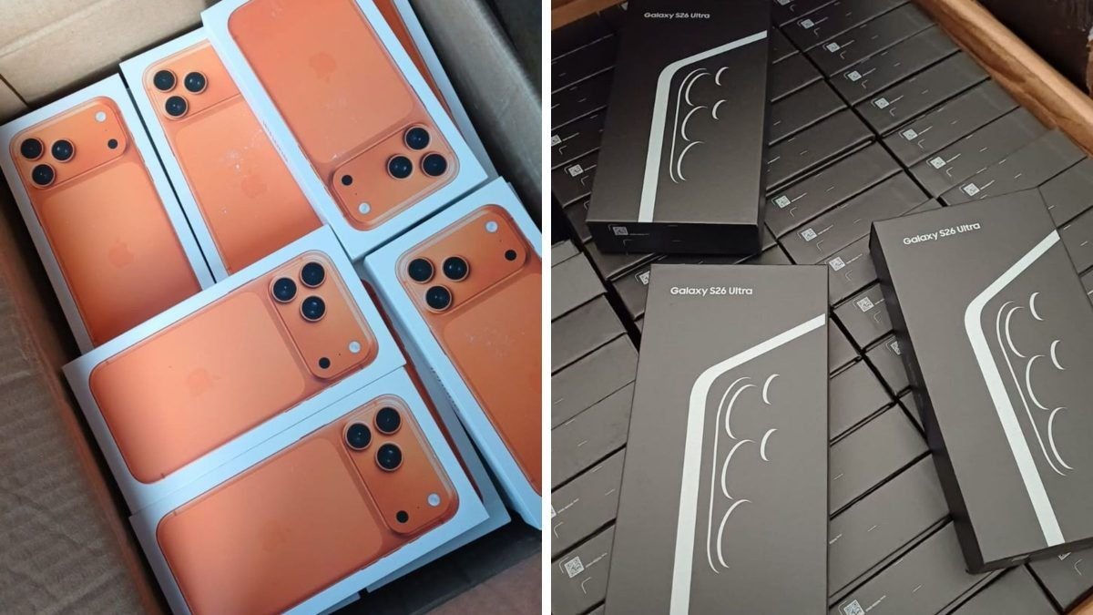 Carga de R$ 14,4 milhões em iPhones 17 e Galaxy S26 Ultra apreendida em SC pode ir a leilão