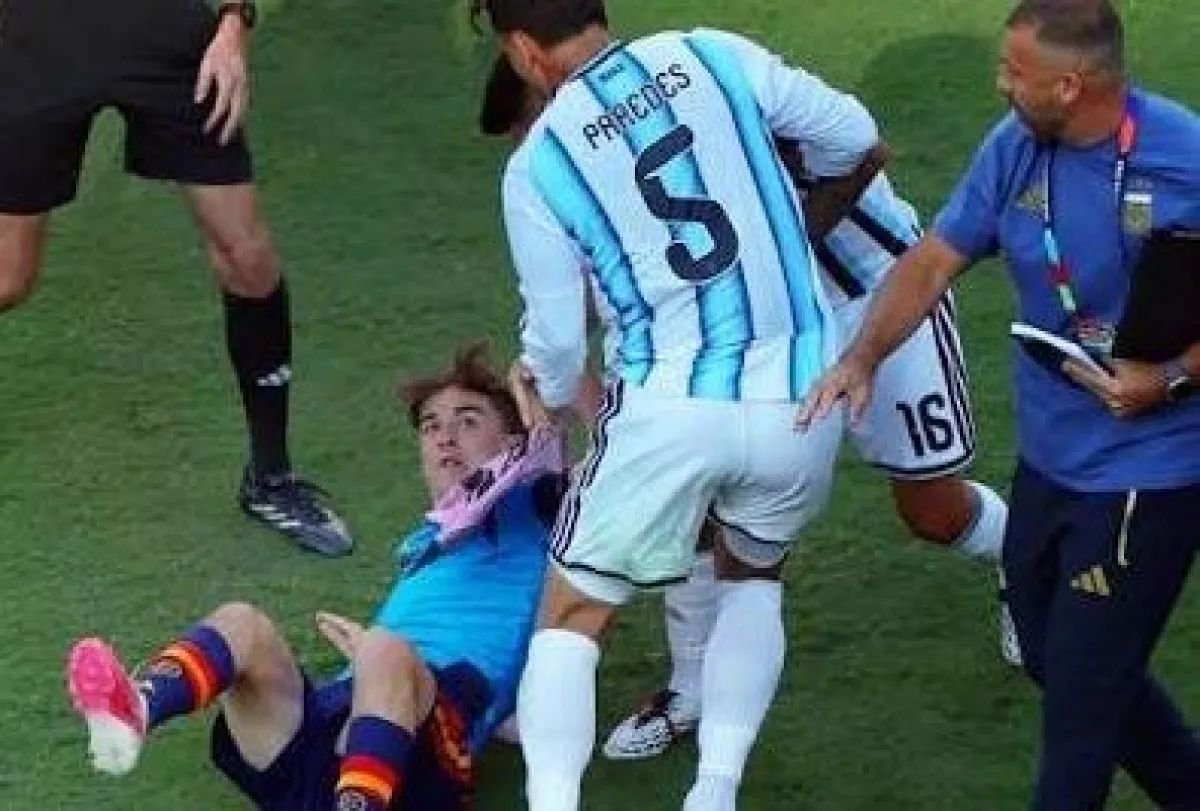 Gavi habló de la pelea con Paredes en la final del Mundial y dijo que no debería haber sanciones