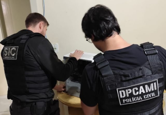 Em Maravilha, Polícia Civil apreende computador em investigação sobre pornografia infantojuvenil