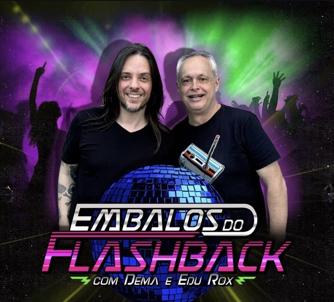 Dema e Edu Rox transformam noites de Chapecó em uma viagem pelos clássicos do flashback