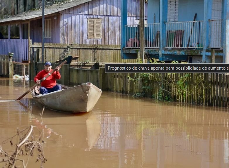 Próxima semana deve ter volumes elevados de chuva no Rio Grande do Sul