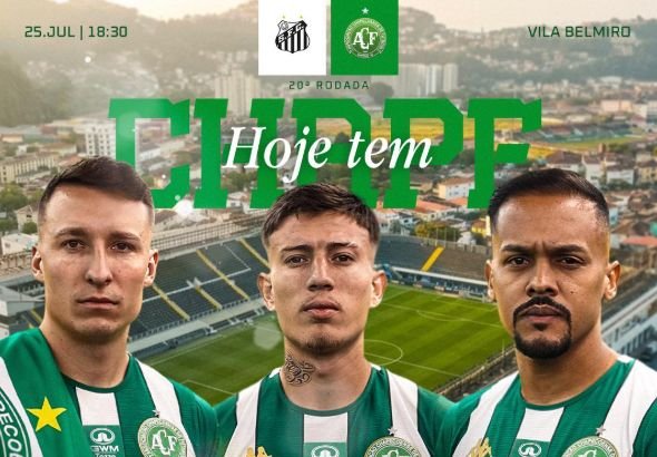 Chapecoense encara o Santos na abertura do returno do Brasileirão