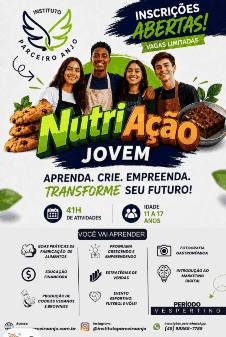 Jovens de 11 a 17 anos podem participar de curso gratuito voltado ao empreendedorismo e produção de alimentos