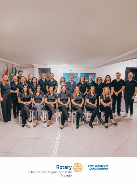 Governador distrital visita Rotary Arcanjo, em São Miguel do Oeste