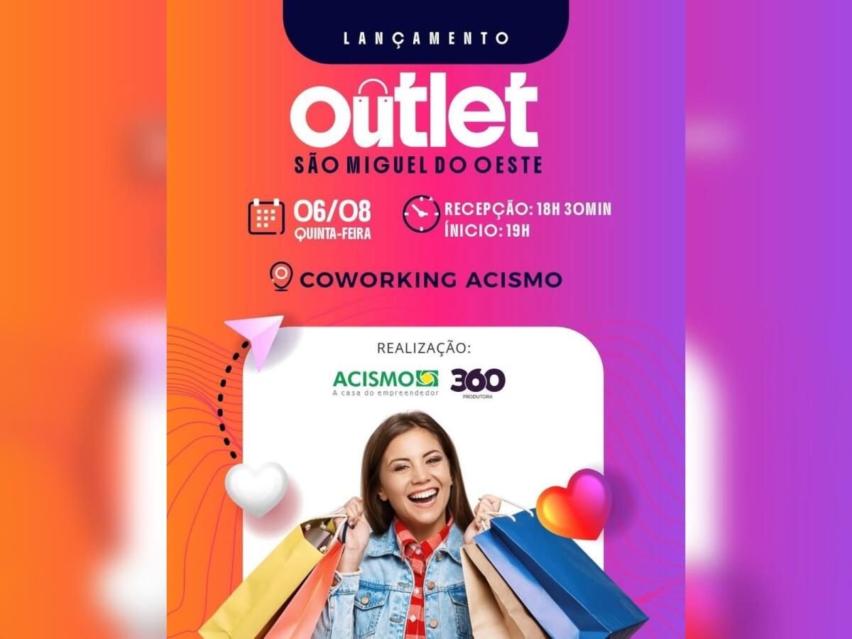 Outlet Acismo será lançado em São Miguel do Oeste na próxima semana