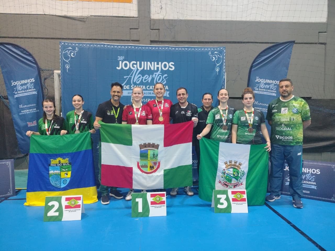 Chapecó avança às semifinais e conquista 15 medalhas nos Joguinhos Abertos