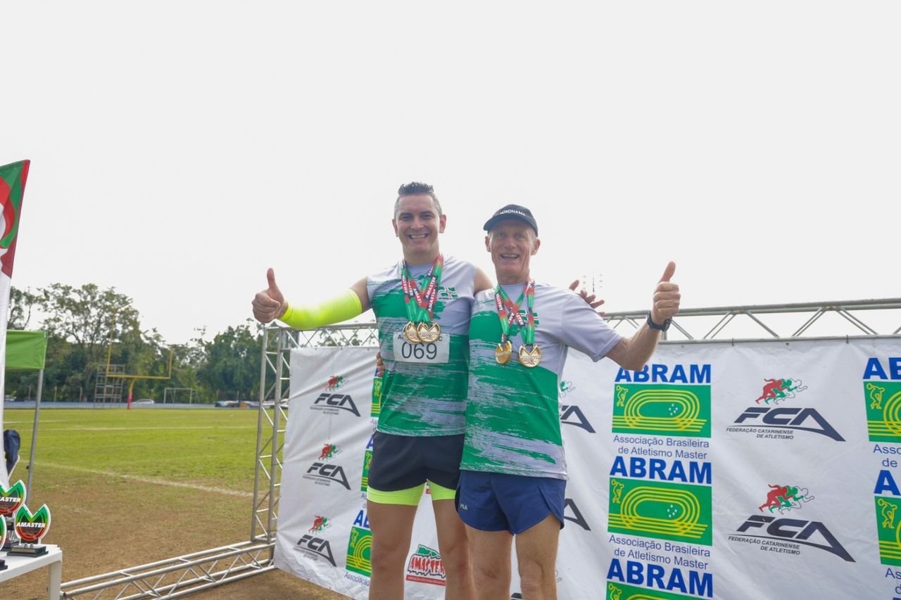 Atletas de São Miguel do Oeste se destacam no VI Campeonato Catarinense de Atletismo Master
