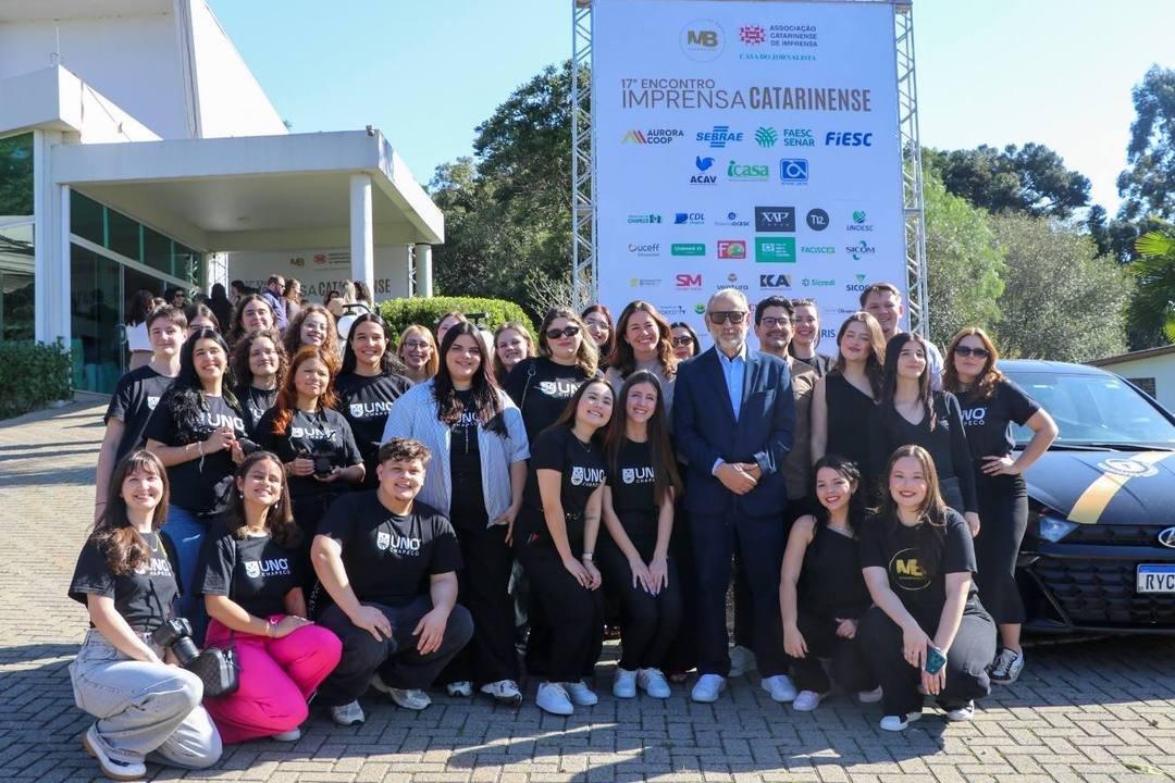 Mais de 500 profissionais celebram a história da imprensa catarinense em Chapecó