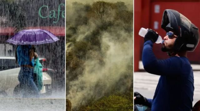 Agosto traz alerta para temporais e calor intenso em várias regiões do Brasil