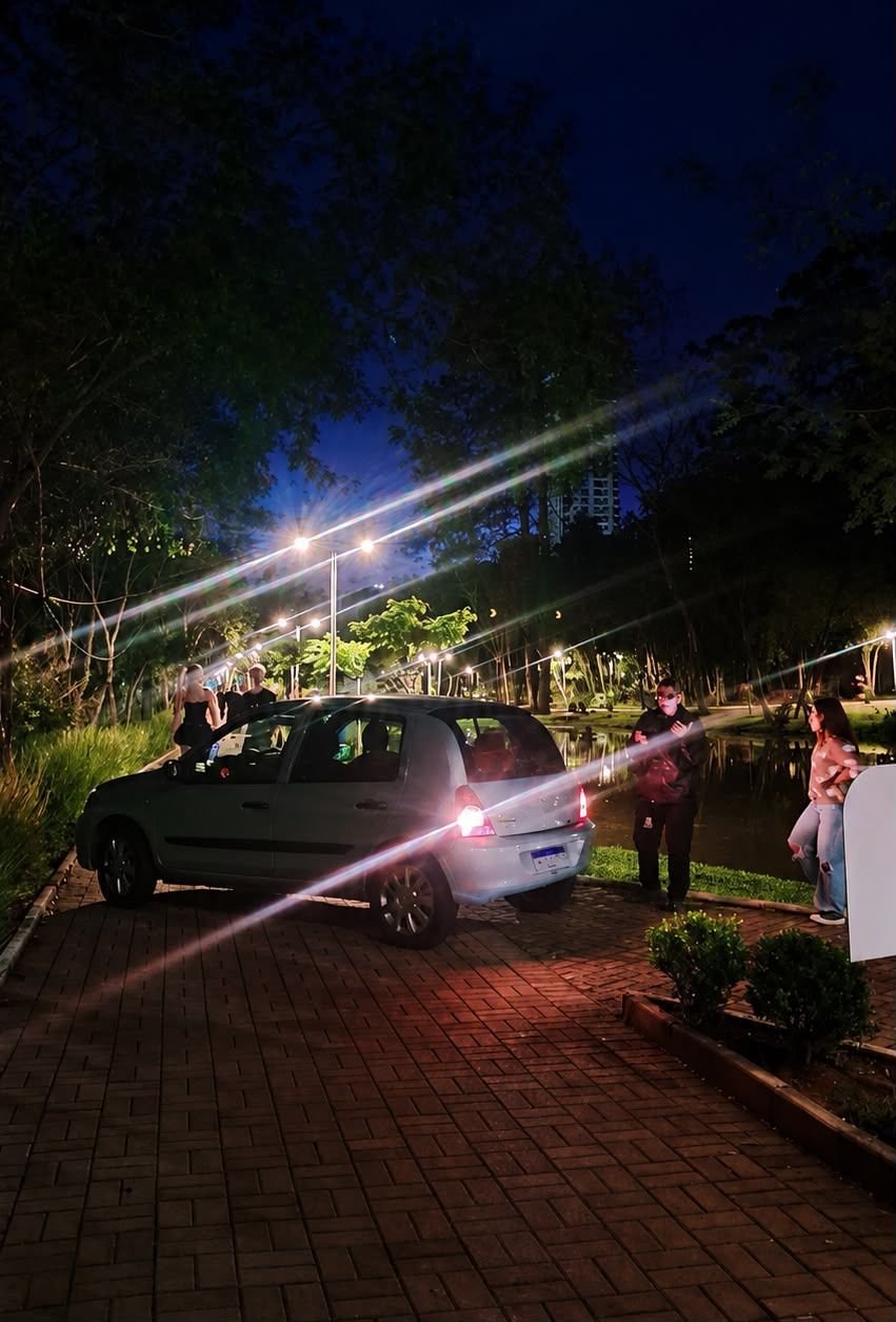 Motorista de aplicativo entra por engano no EcoParque de Chapecó