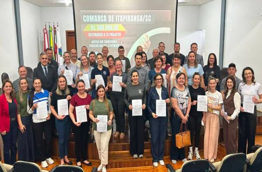 Comarcas de SC destinam R$ 3,4 milhões para 139 projetos sociais