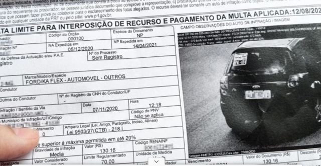 Projeto de Lei prevê anexação de fotos em multas de trânsito por câmeras