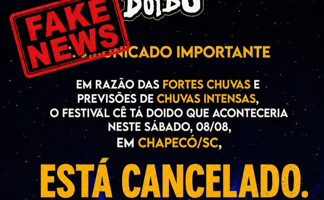 Festival Cê Tá Doido em Chapecó está confirmado, diz organização