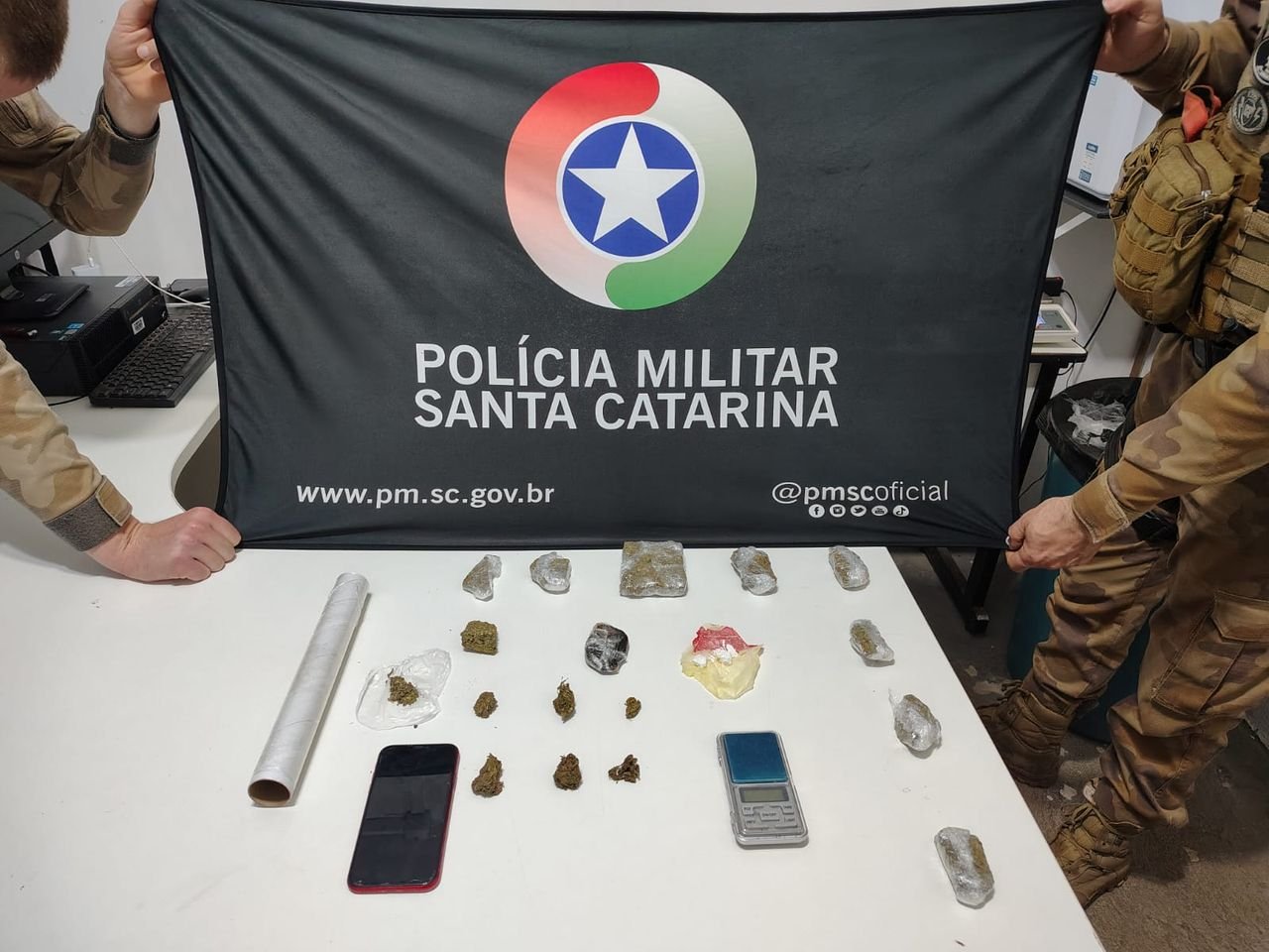 Homem é preso por tráfico de drogas em Chapecó