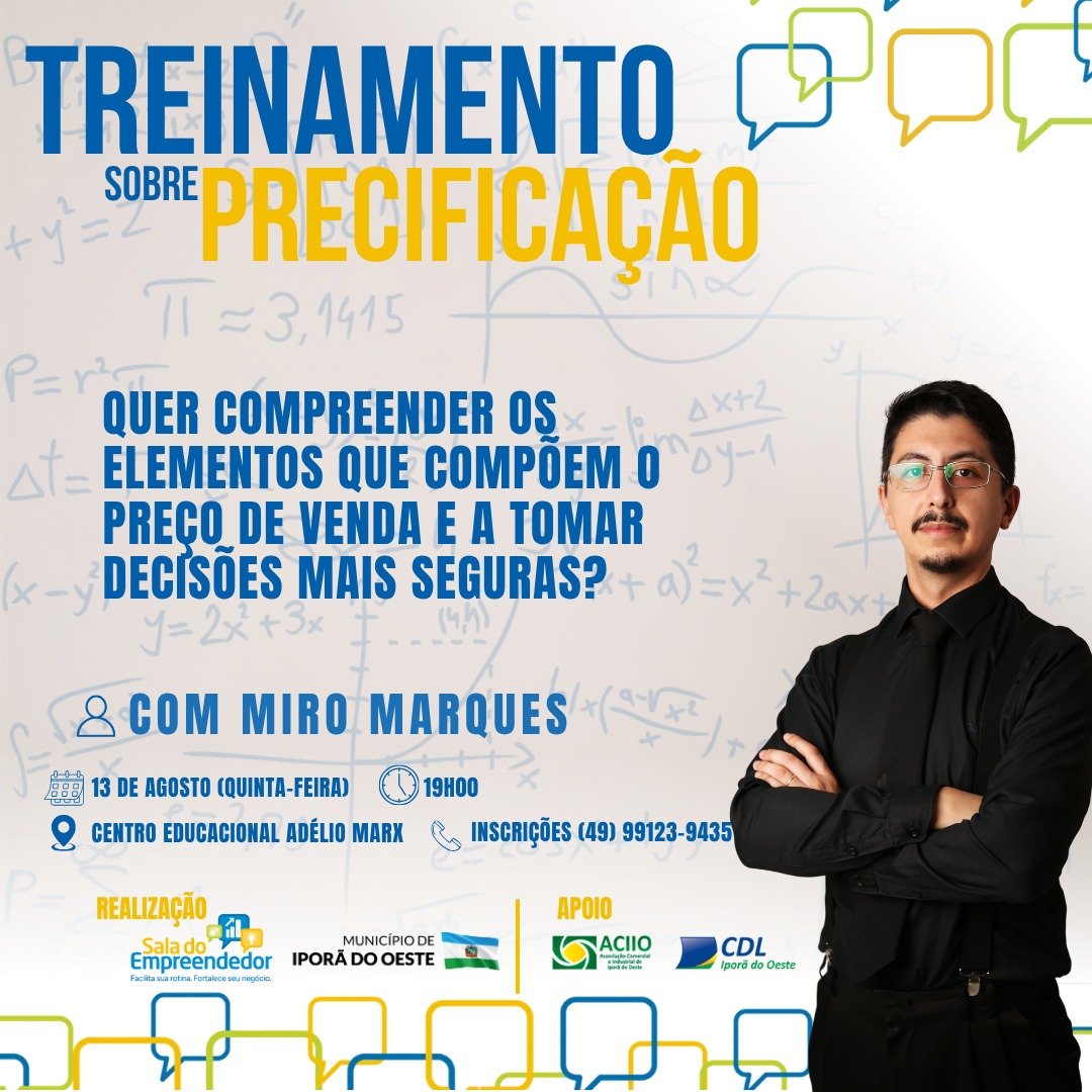 Iporã do Oeste oportuniza capacitação