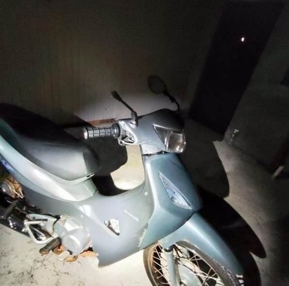 Adolescente fica ferido em colisão entre motocicleta e carro em Campo Erê