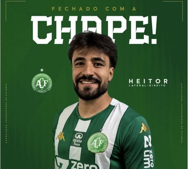 Chapecoense contrata lateral-direito Heitor ex-Internacional