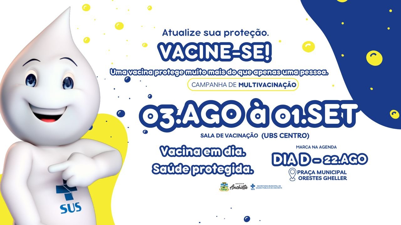 Campanha de Multivacinação em Anchieta Atualiza Situação Vacinal da População