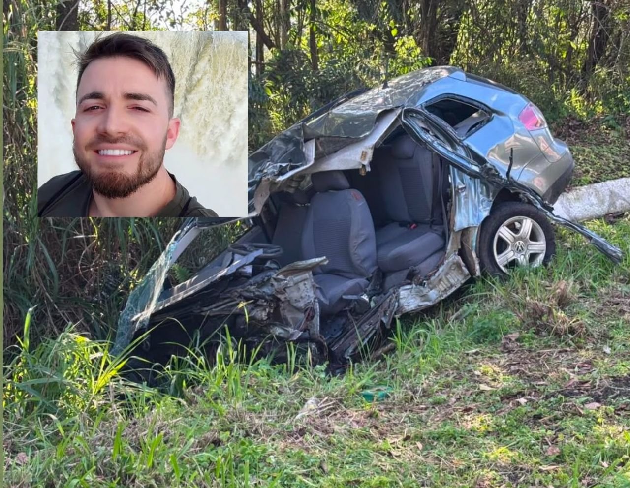 Homem morre em colisão entre carro e carreta na BR-163 em São Miguel do Oeste