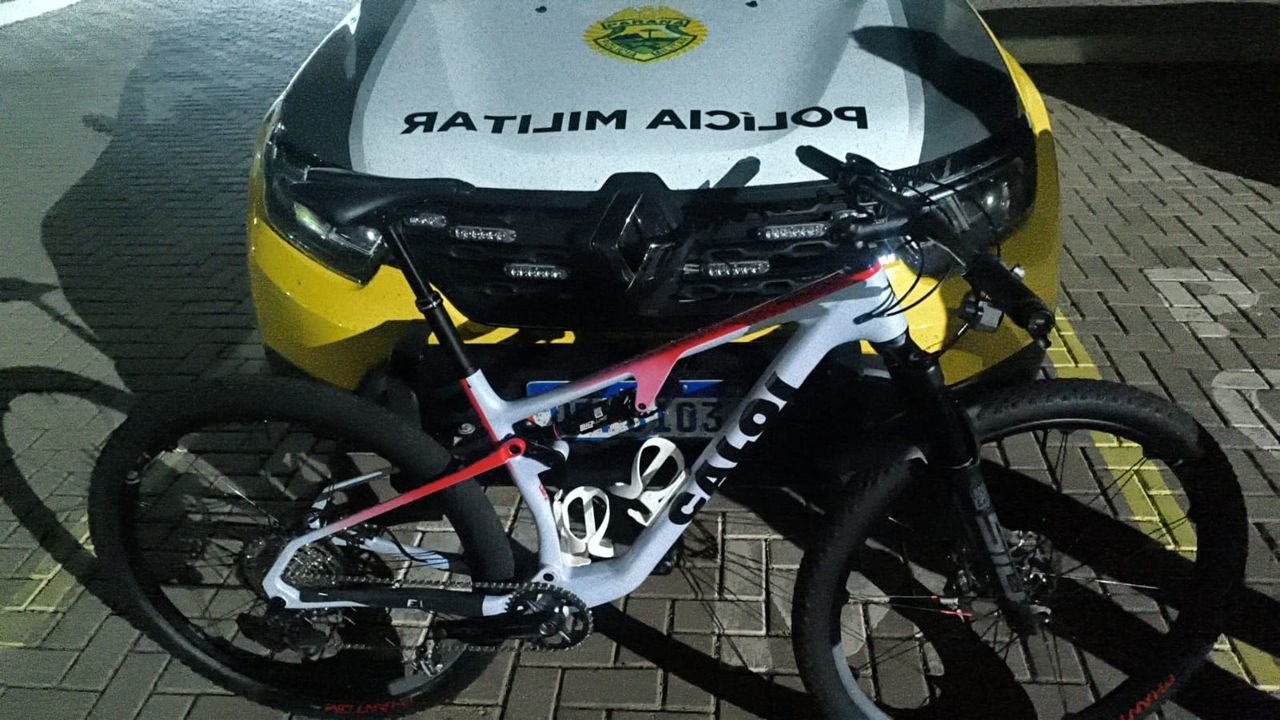 Homem é preso após furtar bicicleta em Itapiranga e tentar fugir para o Paraná