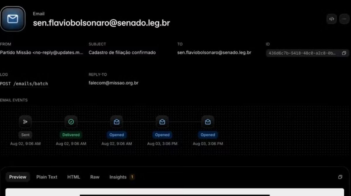 TSE nega ataque hacker na filiação de Flávio Bolsonaro ao partido Missão