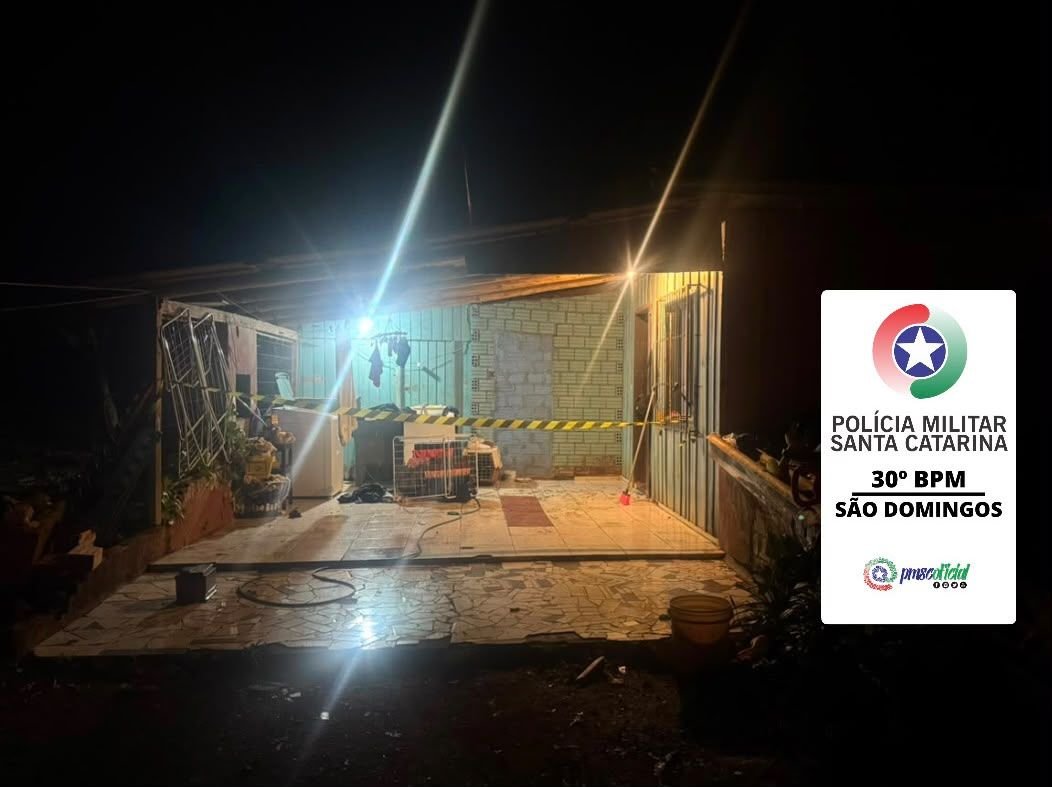 Homem de 23 anos é morto a tiros em São Domingos, SC