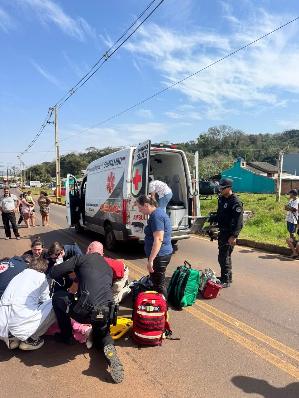 Criança de 11 anos é atropelada em Guatambu, SC
