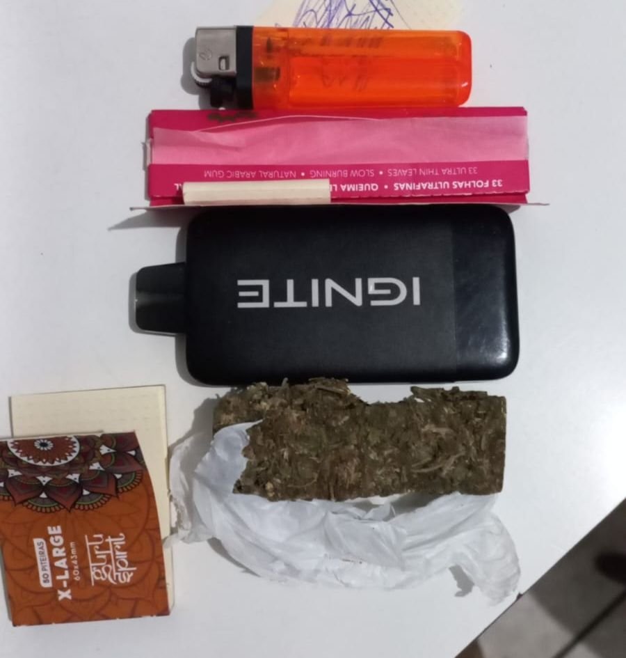 Adolescente de 16 anos é abordado com maconha em São José do Cedro
