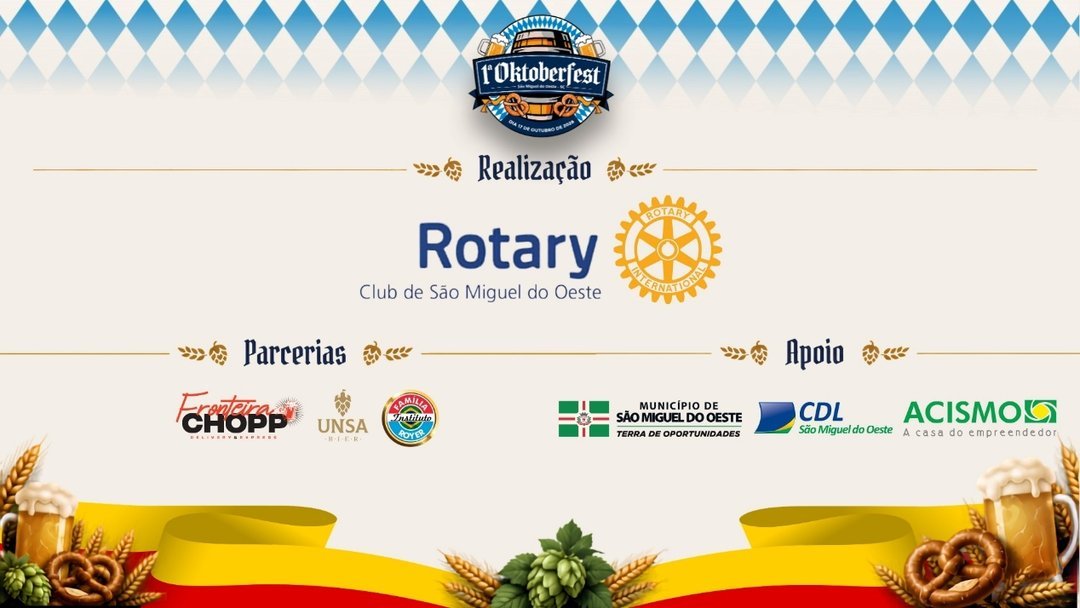 São Miguel do Oeste se prepara para a 1ª Oktoberfest, que promete reunir tradição, gastronomia e grandes atrações