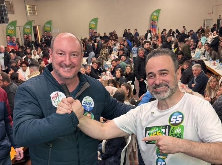 Lançamento das candidaturas de Cleiton Fossá e Mauro De Nadal em Chapecó