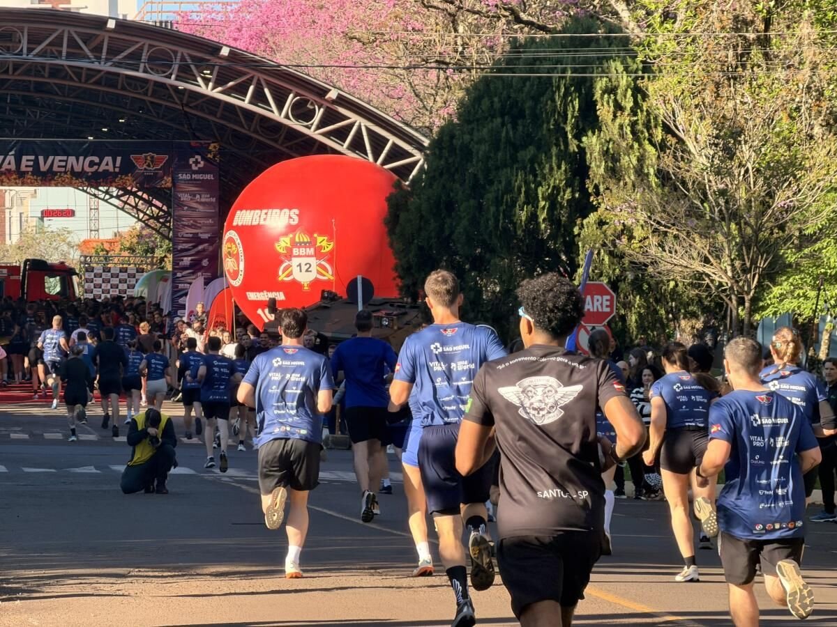 4ª Corrida do Soldado reúne mais de mil participantes em São Miguel do Oeste