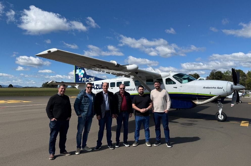 Aeroporto de Joaçaba avança para retomada de voos com inspeção da Azul Conecta